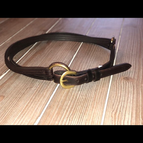 Nobel Equestrian M Brown Leather belt